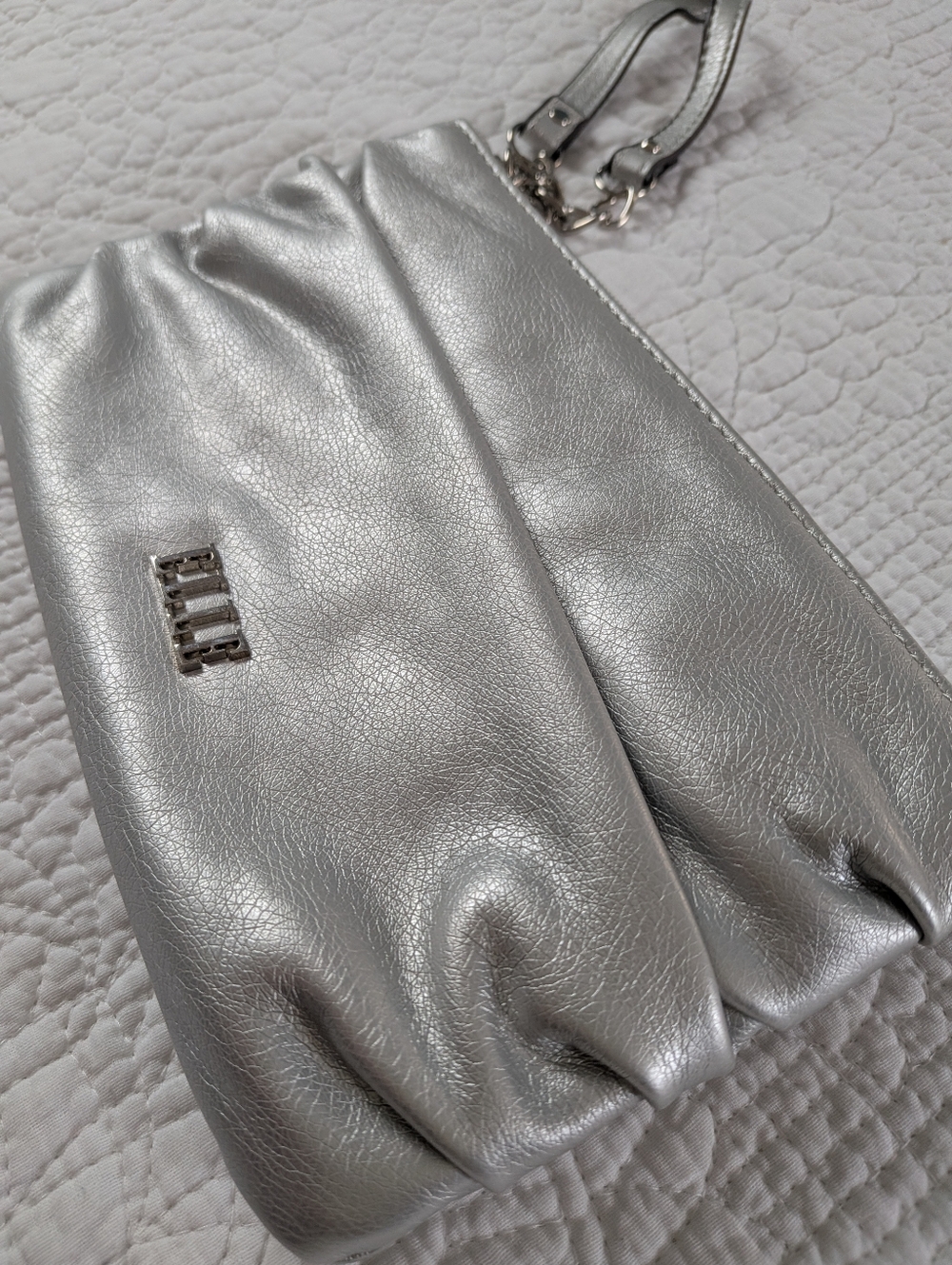 Elle Silver Wristlet